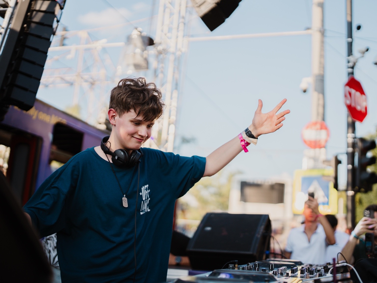DJ Sebic performing at UNTOLD Festival